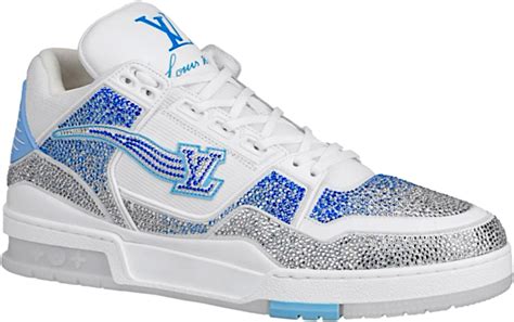 louis vuitton light blue pattern|light blue louis vuitton shoes.